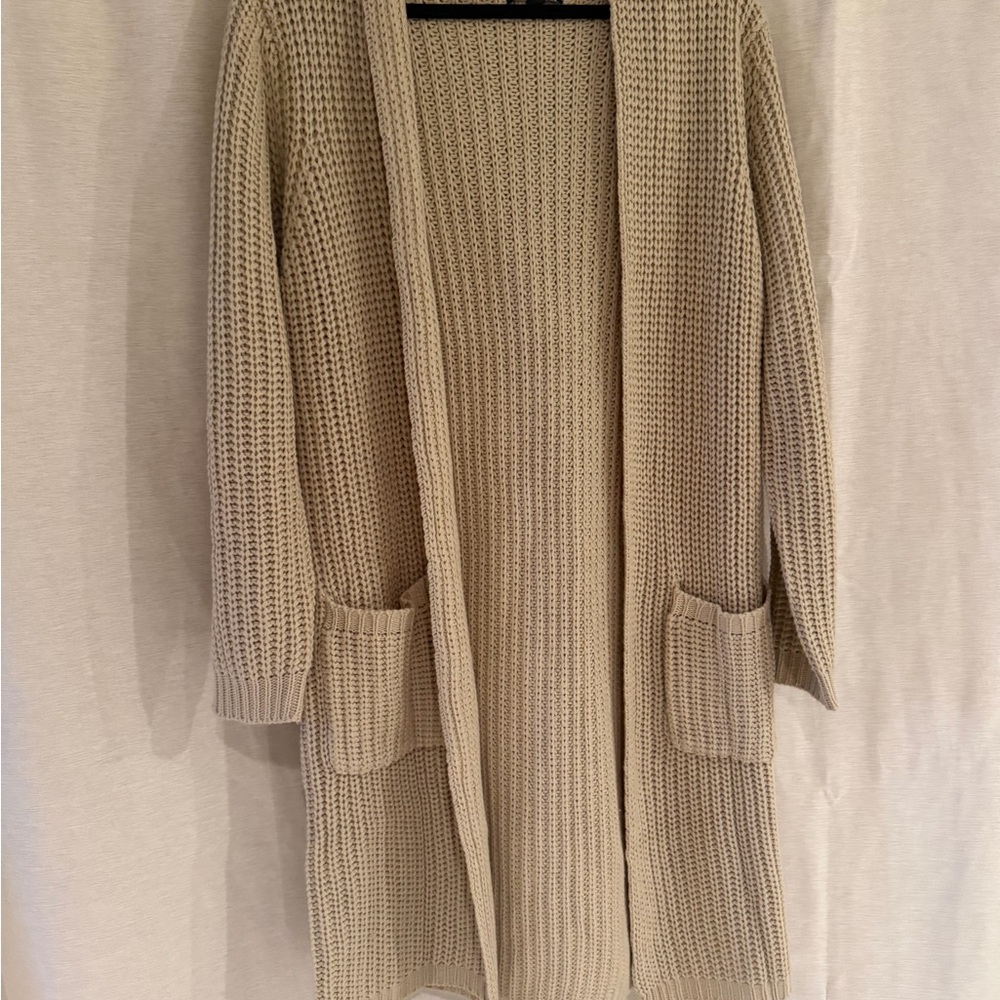 Fashion Nova Cream Knit Cardigan